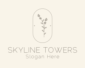 Garden Flower Plant logo design