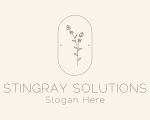 Garden Flower Plant logo design