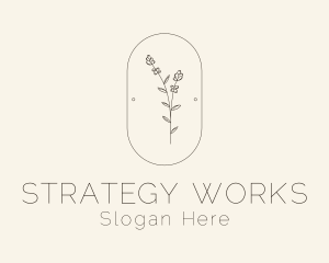 Garden Flower Plant logo design