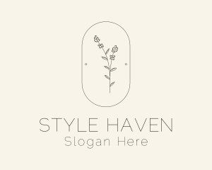 Garden Flower Plant logo design