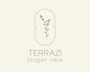 Garden Flower Plant logo design