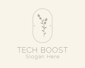 Garden Flower Plant logo design