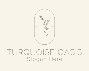 Garden Flower Plant logo design