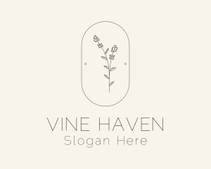 Garden Flower Plant logo design