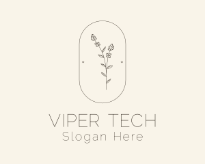 Garden Flower Plant logo design