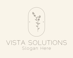 Garden Flower Plant logo design