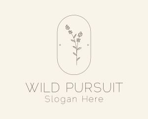 Garden Flower Plant logo design