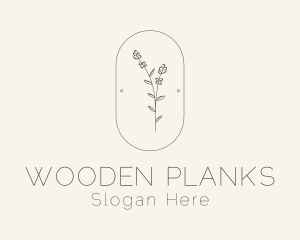 Garden Flower Plant logo design