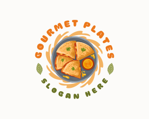 Quesadilla Plate Restaurant logo design