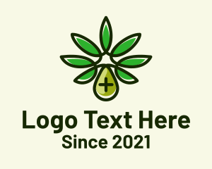 Alternative Medicine - Medical Marijuana Oil logo design