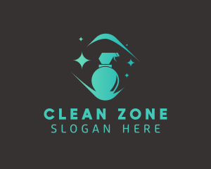 Sanitary - Sanitary Spray Bottle logo design