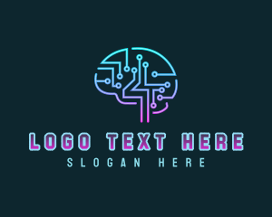 Brain Circuit Technology logo design