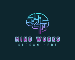 Brain Circuit Technology logo design