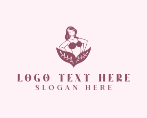 Bikini Lingerie Woman logo design