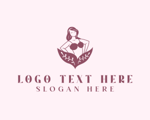 Bikini Lingerie Woman Logo