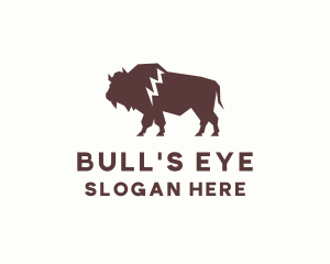 Animal Bison Wildlife Logo