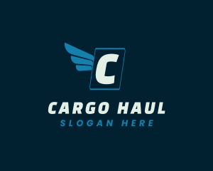 Flying Wings Logistics Mover logo design