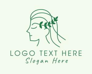 Relaxation - Natural Woman Beauty logo design