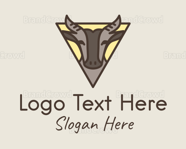 Triangular Water Buffalo Logo