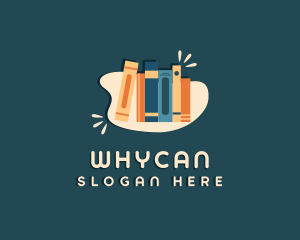 Learning - Creative Book Library logo design