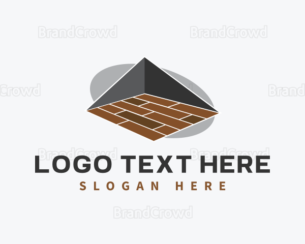 Wooden Tiles Flooring Logo