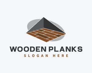 Wooden Tiles Flooring logo design