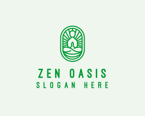 Meditation - Zen Yoga Meditation Guru logo design