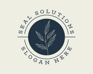Seal - Nature Plant Florist logo design