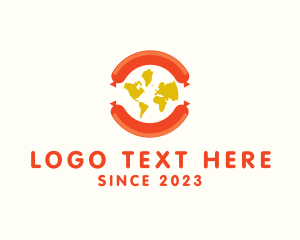 International Sausage Company  logo design