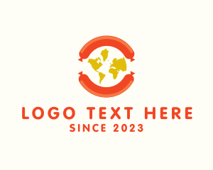 Worldwide - International Sausage Company logo design