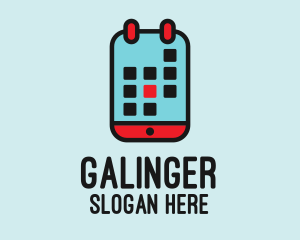 Mobile Phone Calendar Logo