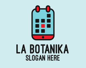 Mobile Phone Calendar Logo