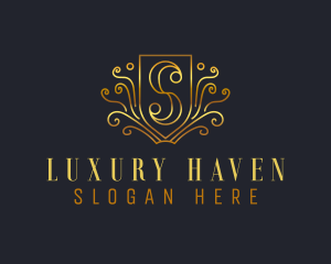 Expensive - Expensive Royal Hotel Letter S logo design