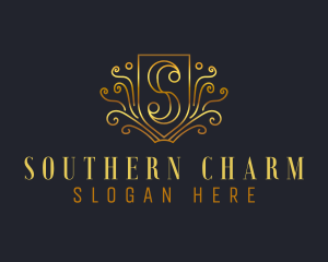 Expensive Royal Hotel Letter S logo design