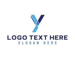 Alphabet - Modern Y Tech logo design