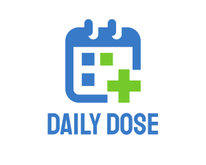 Daily - Medical Appointment Calendar logo design