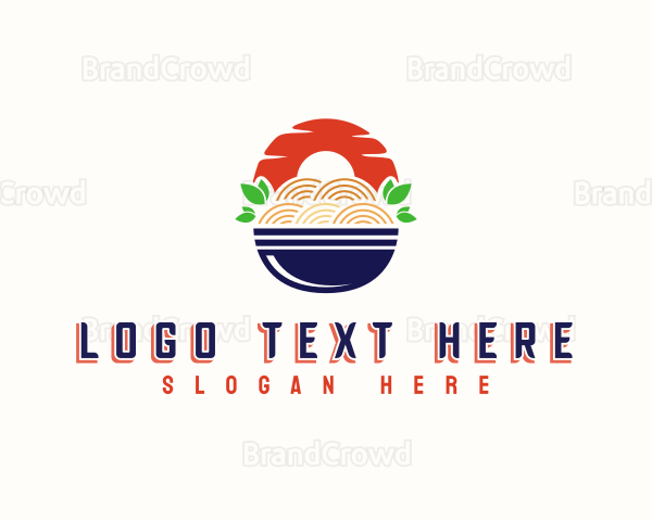 Asian Ramen Bowl Logo