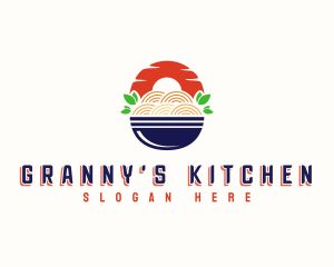 Asian Ramen Bowl  logo design