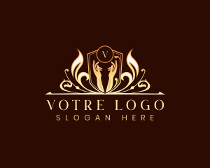  Hand Luxury Floral Logo