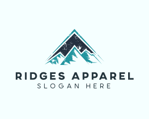 Mountain Trekking Adventure logo design