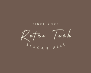 Simple Handwritten Boutique logo design