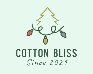 Holiday Christmas Lights logo design