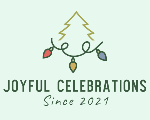 Merrymaking - Holiday Christmas Lights logo design