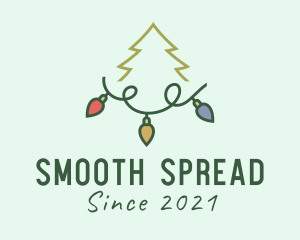 Holiday Christmas Lights logo design