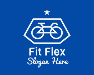 Fitness - Bicycle Star logo design