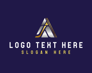 Premium - Tech Triangle Pyramid logo design