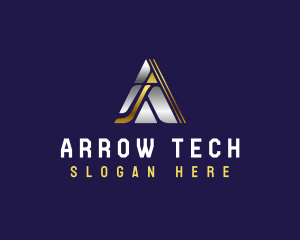 Tech Triangle Pyramid  logo design