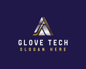 Tech Triangle Pyramid  logo design