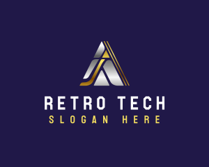 Tech Triangle Pyramid  logo design