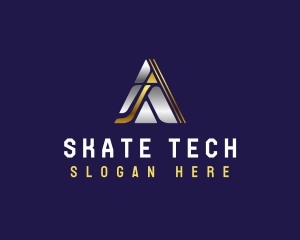 Tech Triangle Pyramid  logo design